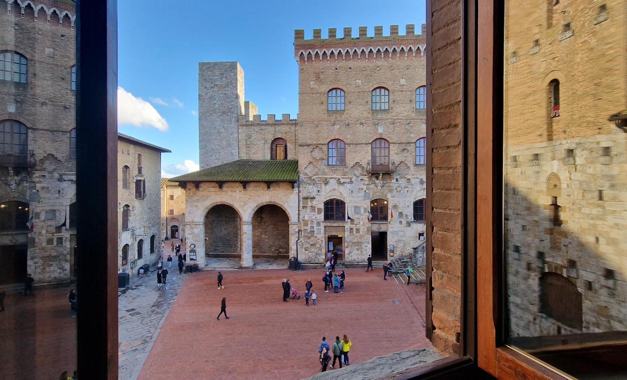 Sangi Studio Apartment - With Amazing View Of The Duomo San Gimignano Exterior foto